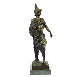 Roman Warrior Le Devoir Bronze Sculpture