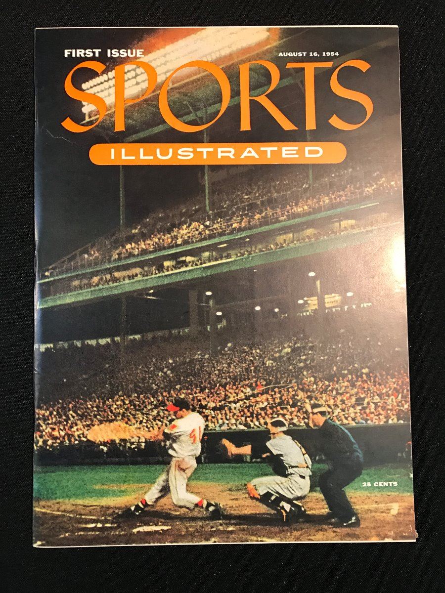 FIRST ISSUE SPORTS ILLUSTRATED MAGAZINE, DATED AUGUST 16, 1954.