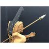 Image 2 : SALISH TOTEM POLE DEPICTING 'THUNDER MAN' BY SEABIRD ISLAND'S GEORGE PRICE.  LEGEND HAS IT WHEN