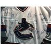 Image 2 : VANCOUVER CANUCK 2002 TEAM SIGNED JERSEY IN DISPLAY CASE WITH COA AND VANCOUVER CANUCK