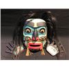 Image 1 : KWA-GIULTH 'TATOOED SPEAKER' MASK BY ALERT BAY'S CHRIS 'TSAKIS' LINES (MEMBER OF THE HUNT FAMILY)