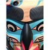 Image 3 : KWA-GIULTH 'TATOOED SPEAKER' MASK BY ALERT BAY'S CHRIS 'TSAKIS' LINES (MEMBER OF THE HUNT FAMILY)