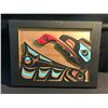 Image 1 : KWA-GIULTH 'RAVEN ' WALL PANEL  BY ALERT BAY'S CHRIS 'TSAKIS' LINES (MEMBER OF THE HUNT FAMILY)