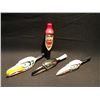 Image 1 : SET OF 4 RATTLES BY SQUAMISH NATION ARTIST GREG JOSEPH.  INCLUDES: THUNDERBIRD, EAGLE, RAVEN AND