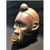 Image 2 : AFRICAN (CONGO) WOODEN MASK, MEASURES 13" TALL X 9" WIDE