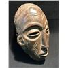 Image 2 : AFRICAN (CONGO) WOODEN MASK, MEASURES 11" TALL X 7" WIDE