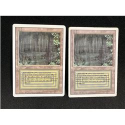 MAGIC THE GATHERING, PAIR OF COLLECTABLE CARDS INCLUDING: