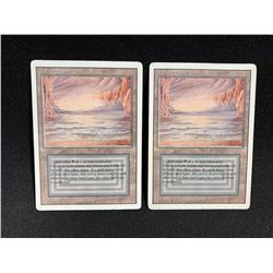 MAGIC THE GATHERING, PAIR OF COLLECTABLE CARDS INCLUDING: