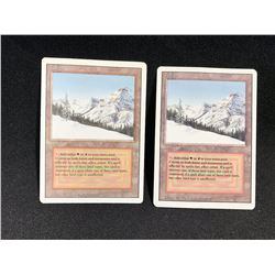 MAGIC THE GATHERING, PAIR OF COLLECTABLE CARDS INCLUDING: