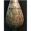 Image 3 : HEAVILY CARVED GOLD EMBOSSED METAL URN, MEASURES 48" TALL