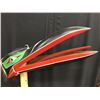 Image 3 : STRIKING RAVEN MASK BY NAMGIS NATION ARTIST HERMAN BRUCE SR. FROM ALERT BAY