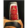 Image 2 : EAGLE AND FROG FEAST MASK BY GITSKAN NATION'S RUPERT JEFFREY.  MASK IS CARVED IN YELLOW CEDAR, AND