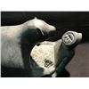 Image 2 : INUIT CARVED SOAPSTONE SCULPTURE 'INUIT AND ANIMALS' BY J. SIAKALUK OF HALL BEACH