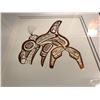 Image 2 : FRAMED COPPER PRINT 'HAIDA KILLER WHALE - SKANNA' BY HAIDA ARTIST BILL REID