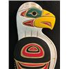 Image 2 : CARVED / PAINTED WALL MOUNT BALD EAGLE PANEL BY SQUAMISH NATION'S CHESTER JOSEPH