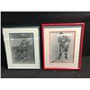 Image 1 : LOT OF 2 SIGNED PHOTOS OF GORDIE HOWE AND HOWIE MEEKER.  EACH PHOTO IS ADDRESSED TO 'WAYNE'