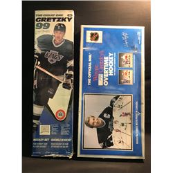 LOT OF 2 WAYNE GRETZKY ITEMS IN ORIGINAL PACKAGING INC. OFFICIAL NHL WAYNE GRETZKY OVERTIME HOCKEY