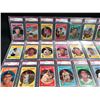 Image 3 : LARGE LOT OF PSA GRADED BASEBALL CARDS INC. 33 1959 CARDS WITH CLEVLAND INDIAN TEAM CARD AND 1981