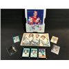 Image 1 : GORDIE HOWE  MEMORABILIA LOT INC. 1979/80 OPC CARD SET WITH GORDIE, MARK AND MARTY HOWE,