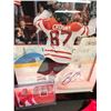Image 2 : LOT OF SYDNEY CROSBY MEMORABLIA INC. SIGNED TEAM CANADA PHOTOGRAPH, PRINT, WORLD OF SPORTS APPAREL