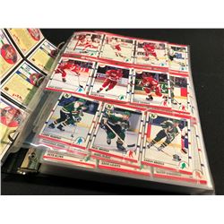 BINDER OF HOCKEY CARDS