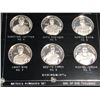 Image 2 : 1992 COMPLETE 12 COIN .999 SILVER USA BASKETBALL DREAM TEAM ENVIRONMINT MATCHED NUMBER (9245) SET.