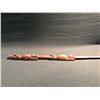 Image 1 : TWO FIGURE (THUNDERBIRD AND EAGLE) CARVED TALKING STICK BY COAST SALISH ARTIST CARL JOSEPH