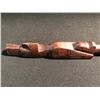 Image 2 : TWO FIGURE (THUNDERBIRD AND EAGLE) CARVED TALKING STICK BY COAST SALISH ARTIST CARL JOSEPH