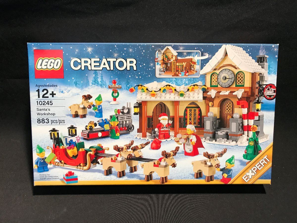 LEGO (10245) CREATOR SANTA'S WORKSHOP 883 PC FACTORY SEALED BUILDING ...