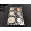 Image 2 : MIXED LOT WITH STERLING SILVER PCS. CANADIAN COINS AND A SMALL INLAYED WOODEN BOX