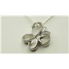 Image 2 : #7-STERLING SILVER DIAMOND NECKLACE