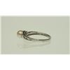 Image 2 : #10-10K GOLD PEARL & CZ RING SIZE 7