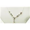 Image 1 : #11-STERLING SILVER GEMSTONE NECKLACE