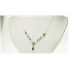 Image 2 : #11-STERLING SILVER GEMSTONE NECKLACE