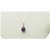 Image 2 : #12-14K GOLD AMETHYST NECKLACE