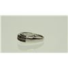 Image 2 : #13-STERLING SILVER DIAMOND RING SIZE 7