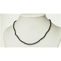 #16-14K GOLD BLACK ONYX NECKLACE