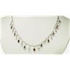 Image 1 : #22-STERLING SILVER GEMSTONE NECKLACE