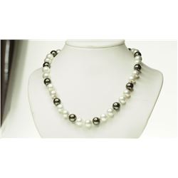 #25-STERLING SILVER MAJORCA PEARL NECKLACE