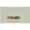 Image 1 : #28-10K GOLD RUBY & DIAMOND RING SIZE 7