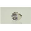 Image 2 : #29-STERLING SILVER TANZANITE RING SIZE 8