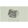 Image 3 : #29-STERLING SILVER TANZANITE RING SIZE 8