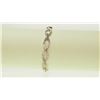 Image 1 : #34-STERLING SILVER CUBIC ZIRCONIA BRACELET