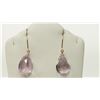 Image 1 : #37-14K GOLD AMETHYST EARRINGS