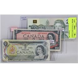 GROUP OF 3 CANADA REPLACEMENT NOTES