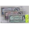 Image 1 : COLLECTION OF 3 1954 DEVILS FACE CANADA BANKNOTES