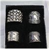 Image 1 : 4 STERLING SILVER RINGS