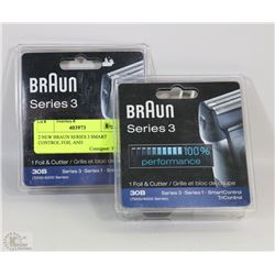 2 NEW BRAUN SERIES 3 SMART CONTROL FOIL AND