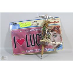 NEW "I LOVE LUCY" COLLECTOR SERIES LICENSE PLATE