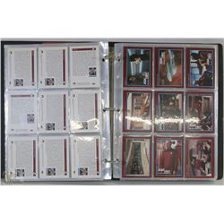 50+ PAGE BINDER OF STAR TREK COLLECTORS ALBUM